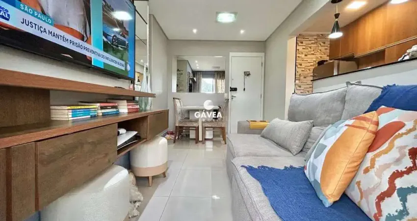 Apartamento de 2 quartos com varanda e lazer no rossi mais santos