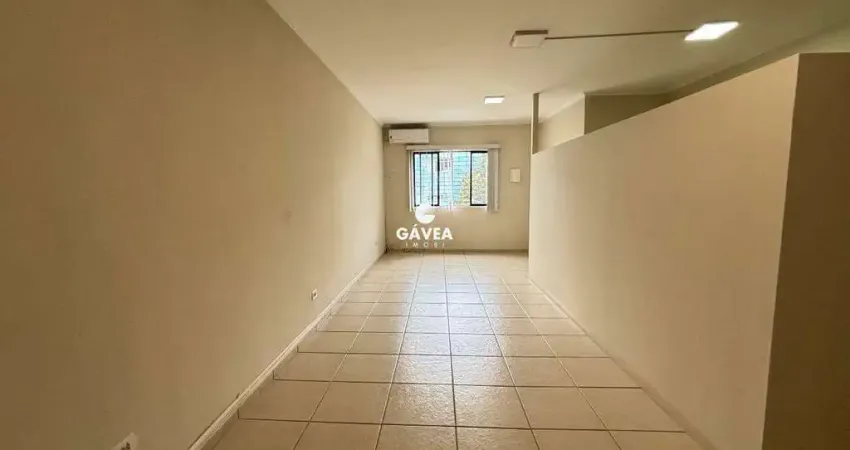 Conjunto comercial/sala para aluguel no vila mathias em santos.