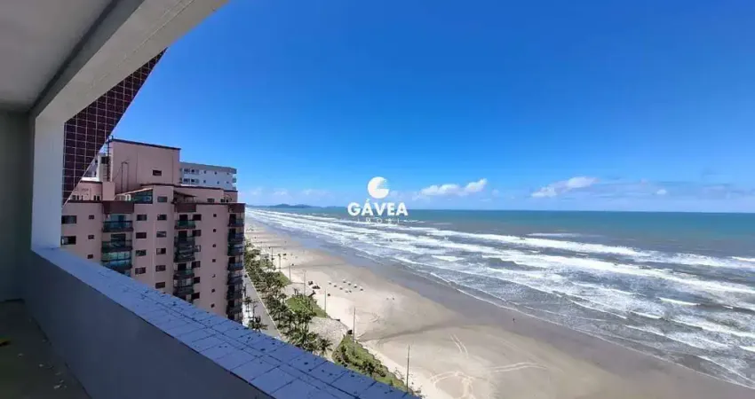 Apartamento 3 dormitórios com vista para o mar na caiçara, praia grande – 2 vagas, 111,49 m²