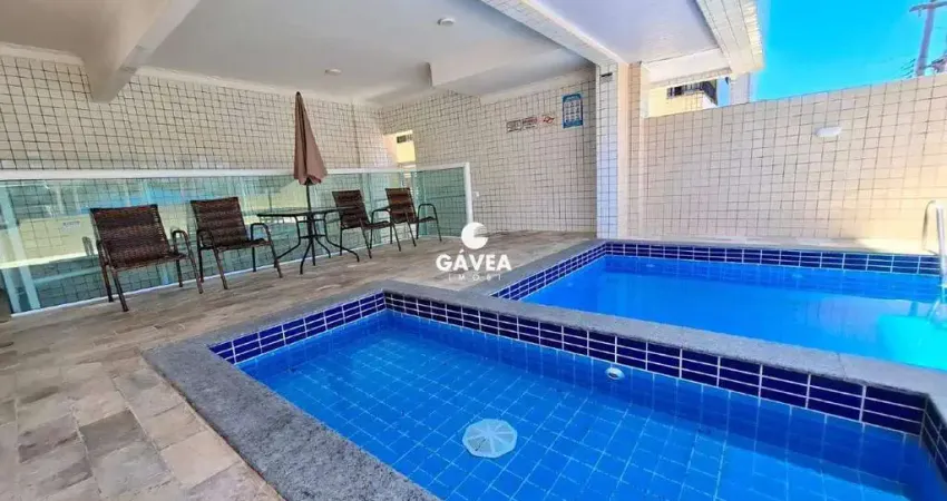 02 dormitórios com lazer - próximo da feirinha artesanato - praia grande