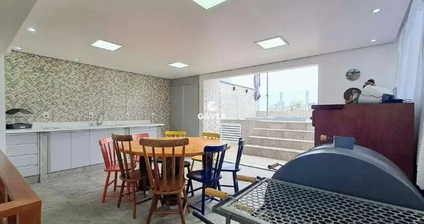 Cobertura com 3 quartos para alugar na Aparecida, Santos