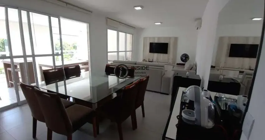 Apartamento com 3 quartos para alugar na Caminho das Tartarugas, 60, Enseada, Guarujá