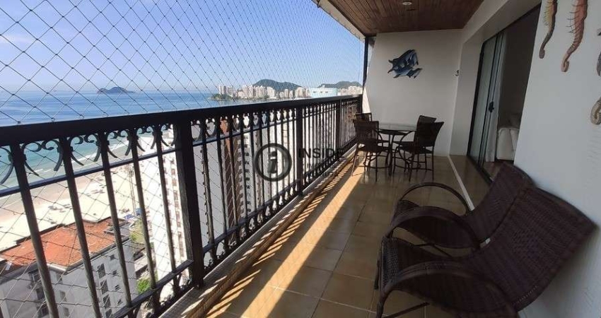 Apartamento 3 quartos com vista total para o mar