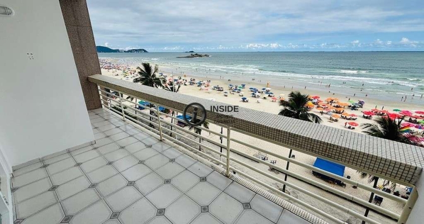 Apartamento com 2 quartos vista total mar