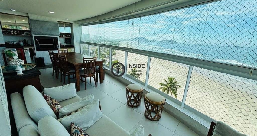 Apartamento com 3 suítes na enseada frente mar