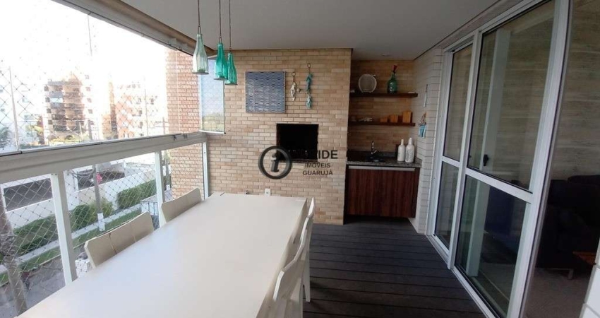 Apartamento com 4 quartos para alugar na Avenida Almirante Tamandaré, 60, Enseada, Guarujá