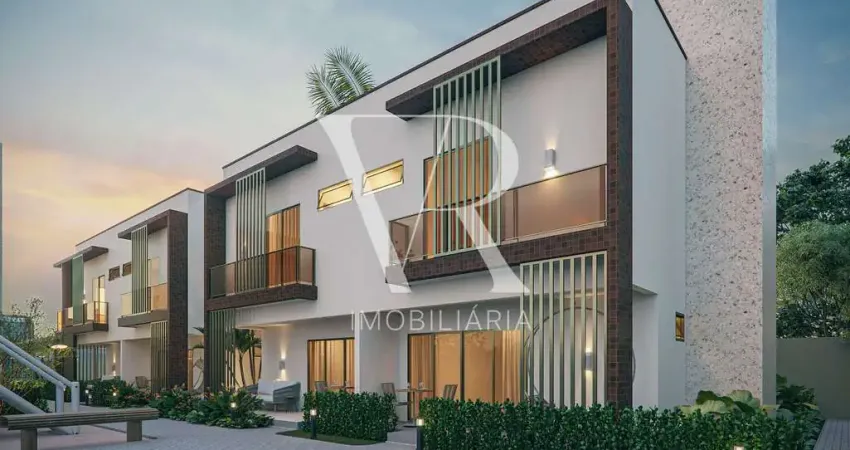 Casa duplex à venda, em condomino fechado ponta de campina, cabedelo, pb