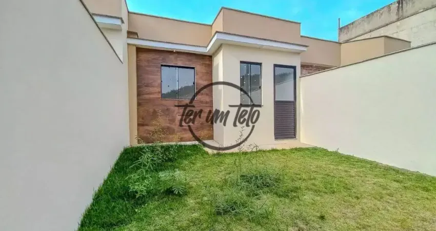 Casa nova no Residencial São Luiz – 2 quartos, quintal e vaga de garagem!!!