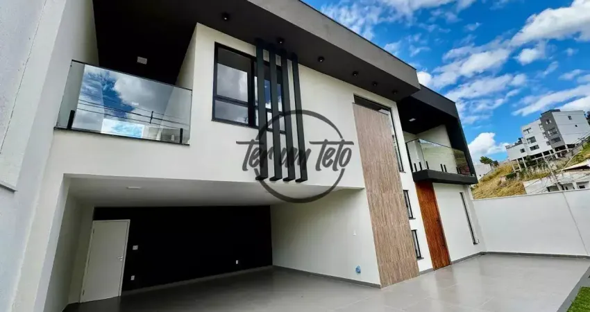 Moderna e imponente! casa com 3 quartos, suíte e garagem para 4 carros!!