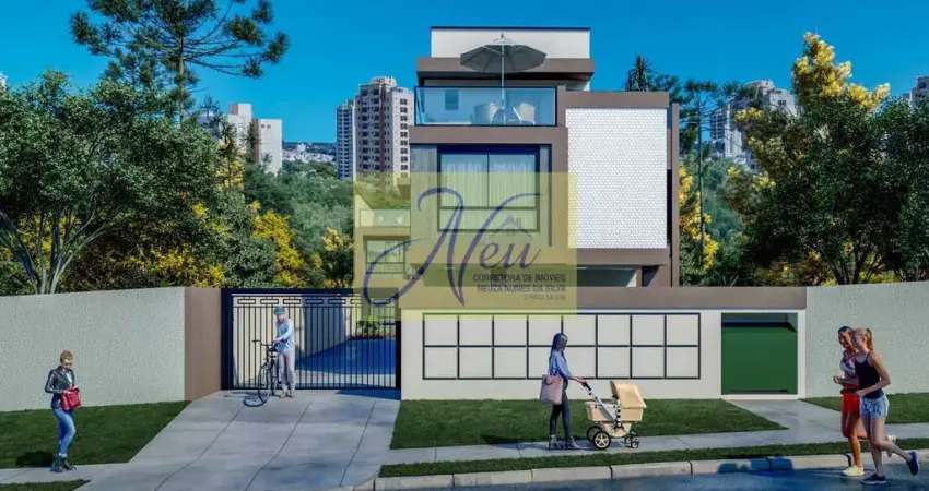 LANÇAMENTO! Sobrado 3 quartos com suite e terraço- Uberaba- Curitiba