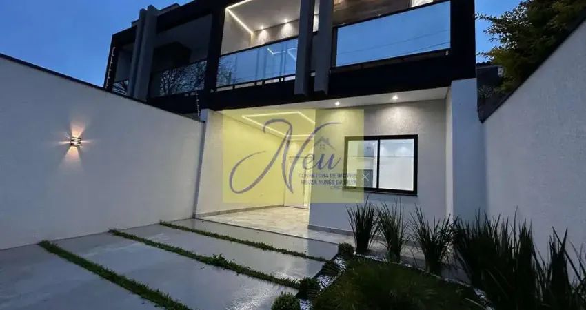 Sobrado novo alto padrão 03 dormitórios centro são josé dos pinhais