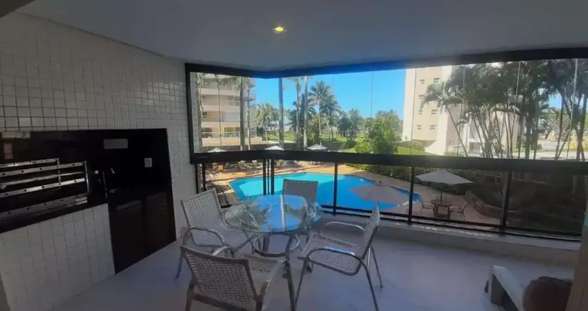 Apartamento à Venda - Riviera, Bertioga -  vista mar, pé na grama 170m2 -