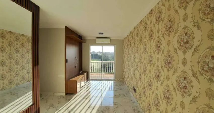 Apartamento de dois quartos disponível para locação no residencial santa clara, em paulínia