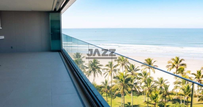Apartamento 208m²  frente mar, com 4 suítes, Módulo 3- Riviera de São Loureço-Bertioga /SP