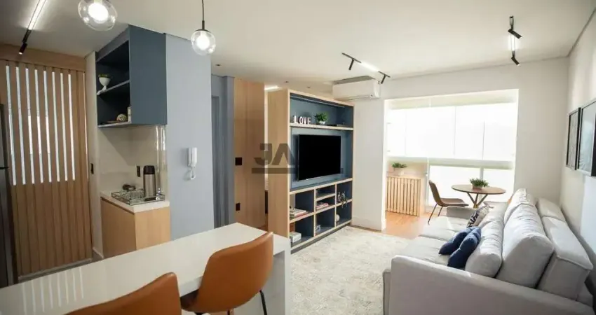 Studio mobiliado e decorado no condomínio studio morada no cambuí