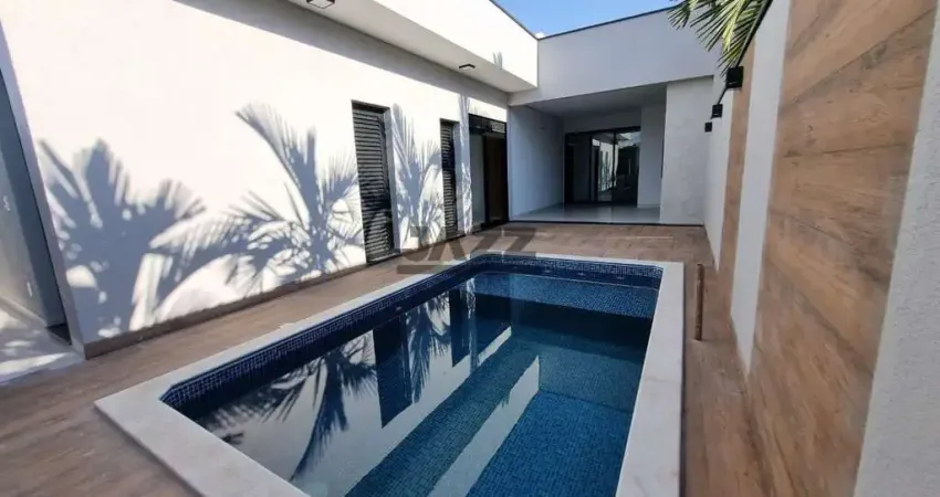 Casa térrea recém finalizada à venda no campos do conde 2, em paulínia