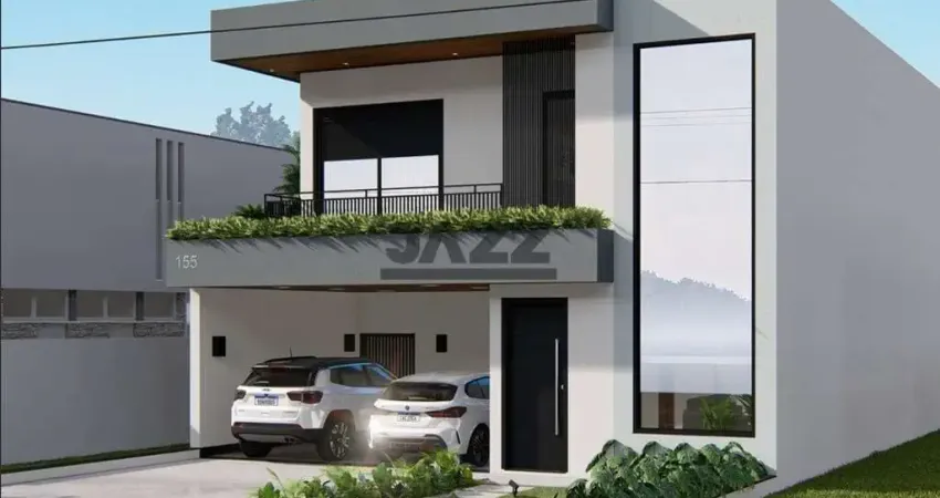 Sobrado em construção à venda no park unimep taquaral, com 267,39 m², quatro quartos, sendo três suítes, e duas vagas de garagem