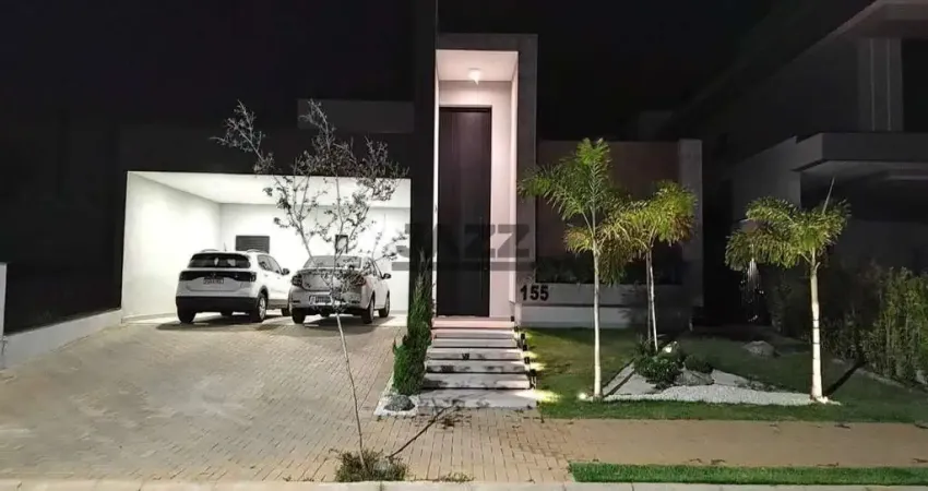 Casa em condomínio no loteamento arborais, 225 m², 3 suítes.