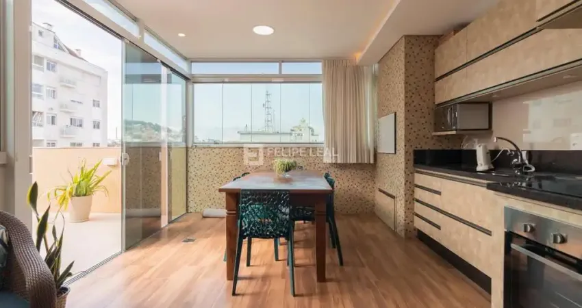 Apartamento duplex/cobertura em abraão - florianópolis, sc