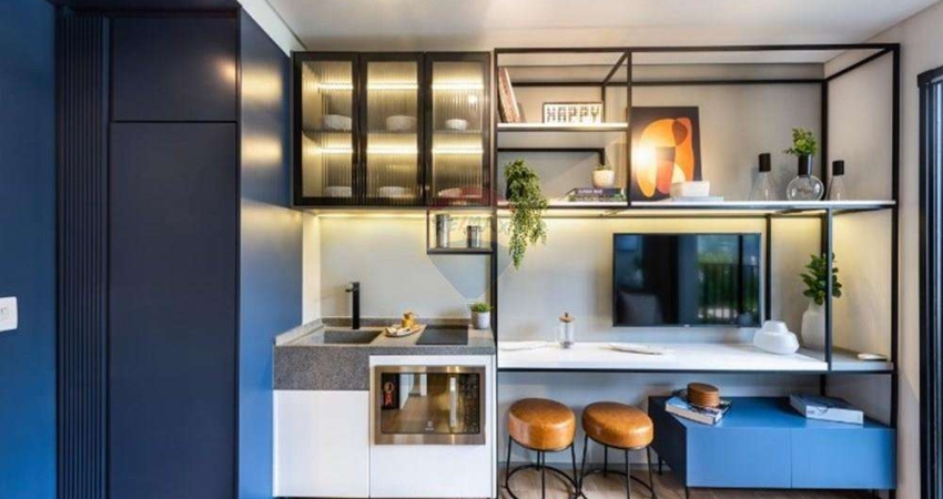 RE/MAX VENDE STUDIO PINHEIROS SP apto 1 Q Novo com varanda com lazer completo