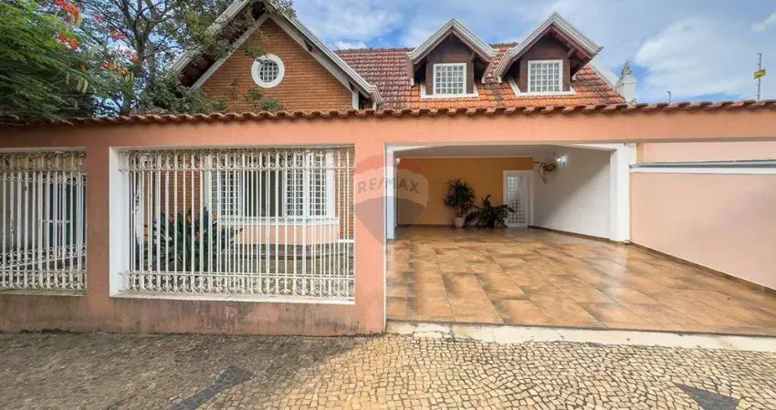 RE/MAX VENDE Casa térrea com piscina , 4 quartos, sendo 1 suíte, 4 vagas, 189M² - R$982.00,00, Jardim Eulina, Campinas/SP