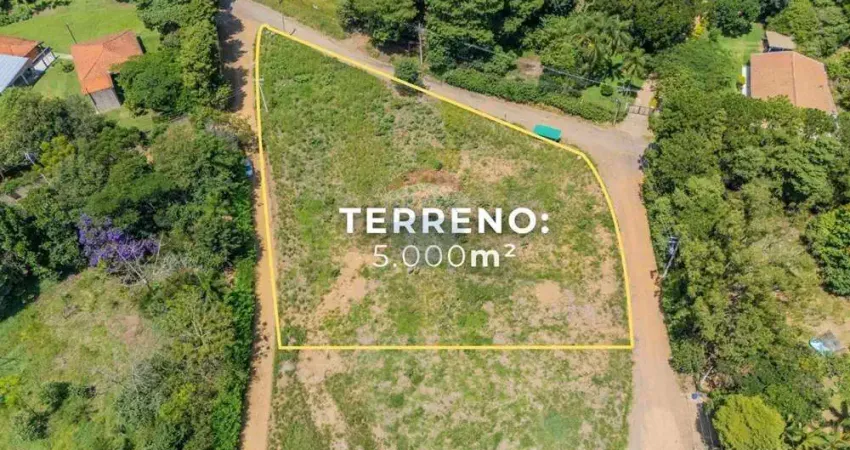 Re/max casa nova vende terreno chácara alpinas 5.000m² - valinhos/sp  - valor r$697.000,00