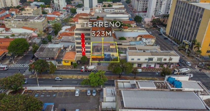 RE/MAX vende PONTO COMERCIAL - AVENIDA DR ALBERTO SARMENTO - Bairro Botafogo - Proximo Torre do Castelo - CAMPINAS  - R$1.245.000,00 - 266M2