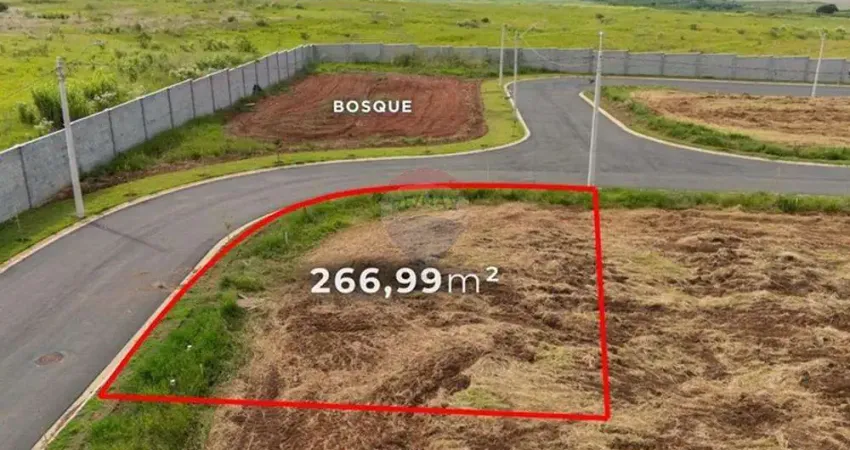 Re/max vende terreno em condomínio - loteamento império do café 266m² r$ 279.000, parque brasil 500 - paulínia/sp