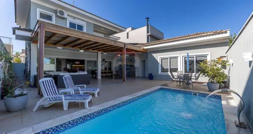 RE/MAX VENDE CASA, 4 suítes, 4 vagas, 348m²  - R$2.100.000,00 Condomínio Metropolitan Park, Paulínia/SP