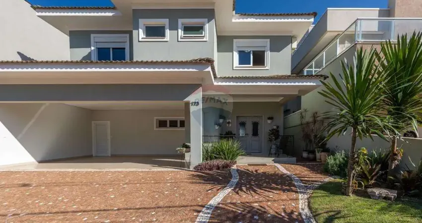 Re/max vende casa, 4 suítes, 4 vagas, 348m² - r$1.995.000,00 condomínio metropolitan park, paulínia/sp