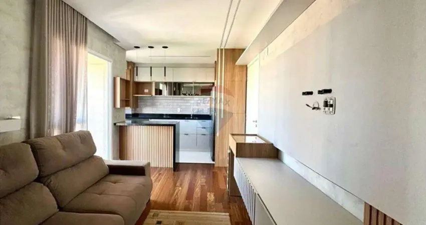 Re/max aluga apartamento mobiliado, 35 m², andar alto, sol da manhã, 1 suíte com ar-condicionado, 1 vaga coberta, no urban design taquaral, campinas
