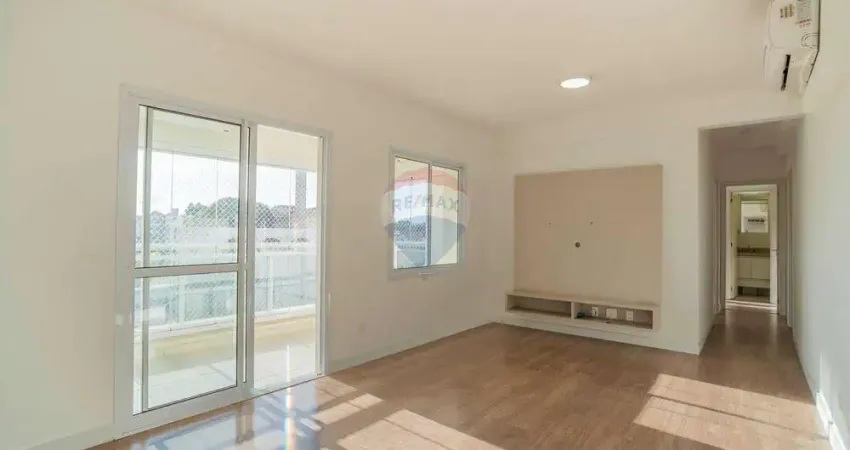 Re/max aluga apartamento 91 m², com 3 quartos (sendo 1 suíte), 02 vagas cobertas, lavabo e varanda gourmet, no residencial vox taquaral, campinas.