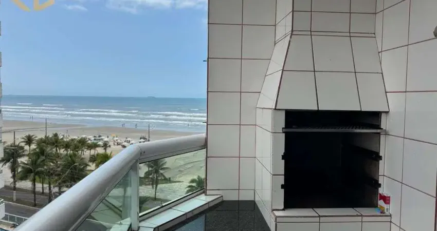 Apto 2 dorm, 1 suíte, 1 vaga, 85m2, vista mar, maracanã, 160m da praia