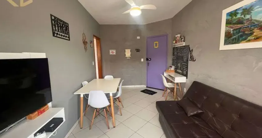 Apto 2 dorm, 2 banheiro, 1 vaga, 65m2, forte, 600m da praia, mobiliado