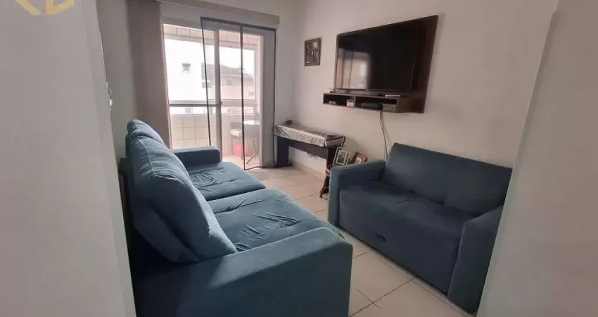 Apto 1 dorm, 1 banheiro, 1 vaga, 48m2, aviação, 100m da praia, mobiliado