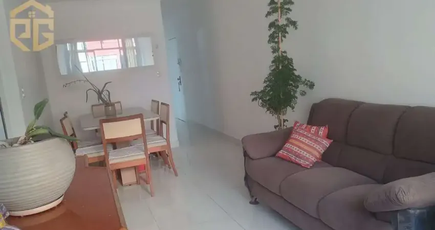 Apto 250m praia com 2 dorm sendo 1 suíte, 2 banheiros, 1 vaga. prédio escada.