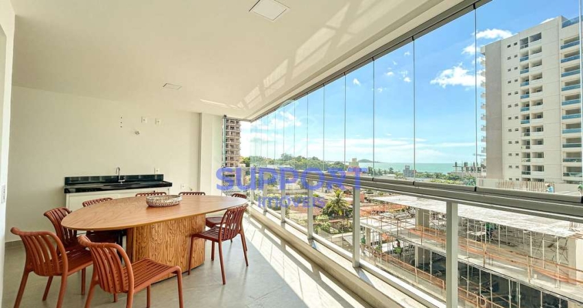Apartamento 3 quartos na Praia do Morro com vista para o mar, decorado e completo