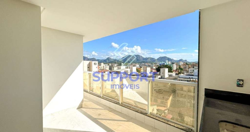 Apartamento 2 quartos na praia do morro com suíte, varanda, 1 vaga e lazer completo, moderno