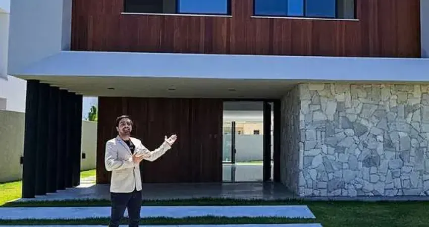 Casa 4 suítes em alphaville litoral norte 2 projetada por arquiteta