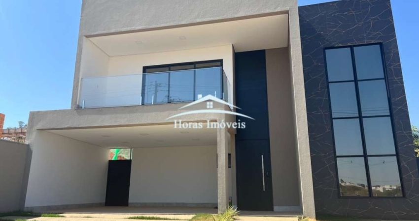 Casa de luxo à venda em condomínio exclusivo de Cuiabá-MT: 04 quartos, 04 suítes, 2 salas, 5 banheiros, 4 vagas de garagem, 350m².