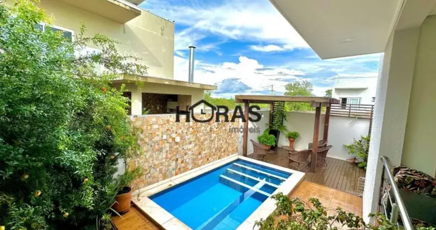 Casa de alto padrão para locação em condomínio no Jardim Imperial, 3 suítes