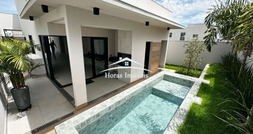 Luxuosa casa em condomínio à venda em Cuiabá-MT, Condomínio Primor das Torres - 3 quartos, 2 suítes, 1 sala, 3 banheiros, 140m².