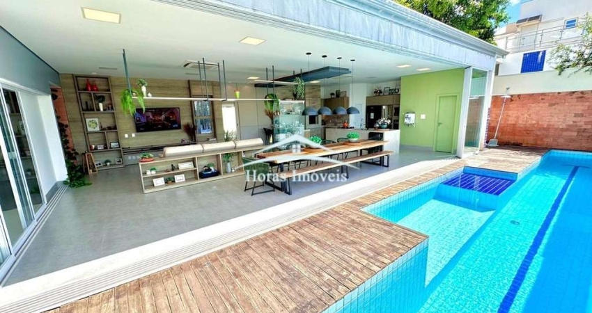 Casa de alto padrão no Condomínio Belvedere 1, Jardim Imperial, Cuiabá - MT: 3 quartos, 1 suíte, 2 salas, 2 banheiros, 4 vagas, 309m².