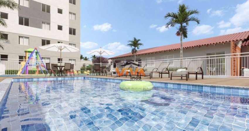 Apartamento com 2 dormitórios à venda, 47 m² por R$ 308.900,00 - Vila São Benedito - Franco da Rocha/SP