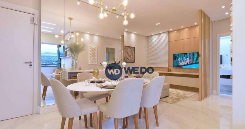 Apartamento com 2 dormitórios à venda, 69 m² por R$ 367.740,00 - Residencial Dona Margarida - Santa Bárbara D'Oeste/SP