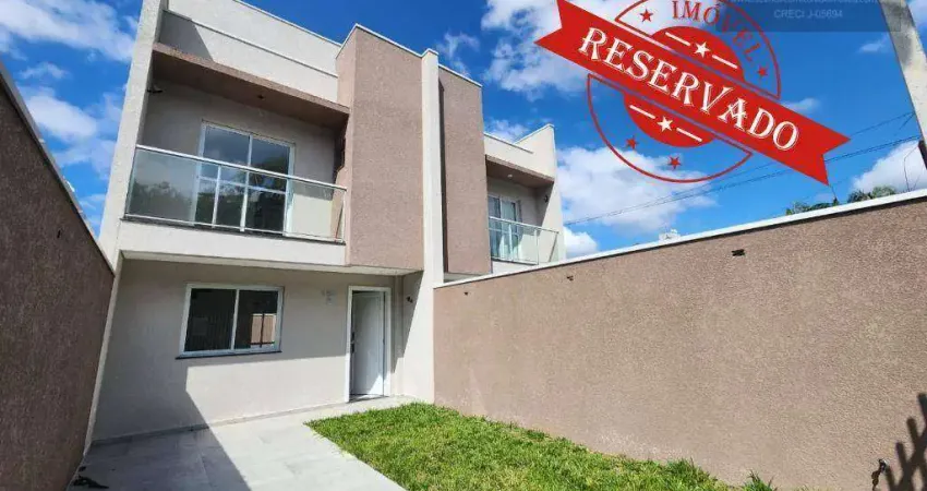 Sobrado com 3 dormitórios à venda, 93 m² por r$ 540.000,00 - fazendinha - curitiba/pr