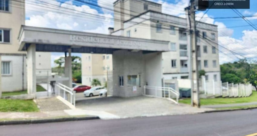 Apartamento com 1 dormitório  sacada com churrasqueira  à venda, 46 m² Fazendinha - Curitiba/PR