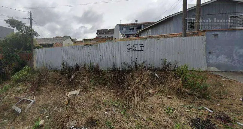 Terreno a venda no Alto Boqueirão