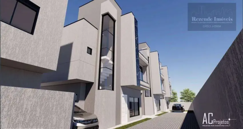 Sobrado em condomínio3 dormitórios à venda- capão raso - curitiba/pr