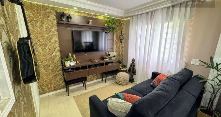 Apartamento com 2 dormitórios à venda, 56 m² por r$ 298.000 - santa quiteria - curitiba/pr